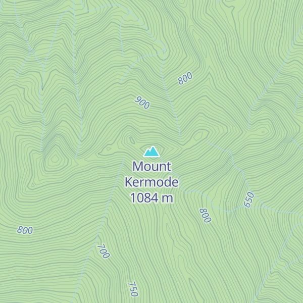 Map of Mount Kermode