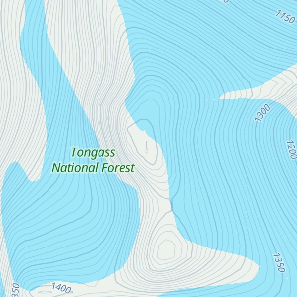 Map of Mount Waters