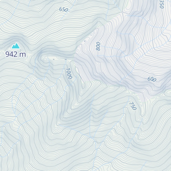 Map of Mount De la Touche