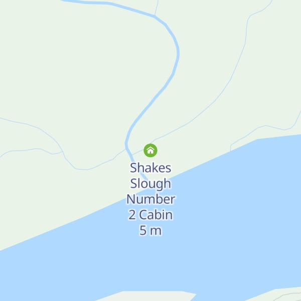 Map of Shakes Slough Number 2 Cabin