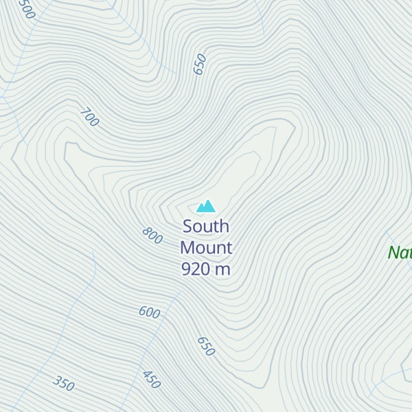 Map of South Mount