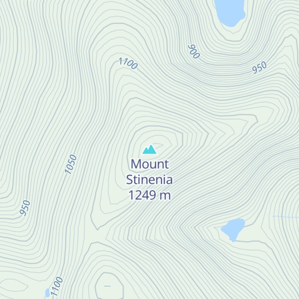 Map of Mount Stinenia