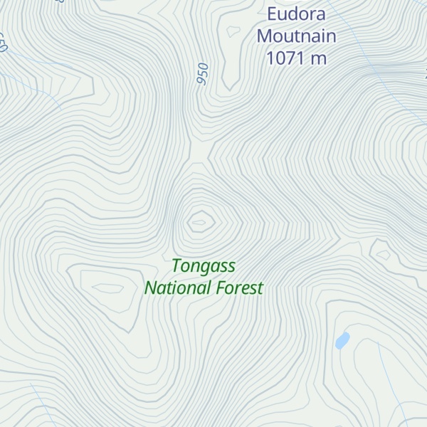 Map of Eudora Mountain