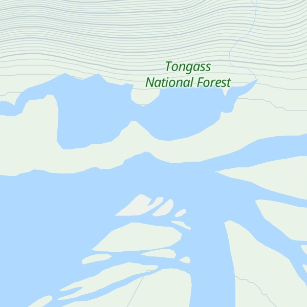Map of Twin Lakes Cabin