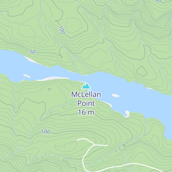 Map of McLellan Point
