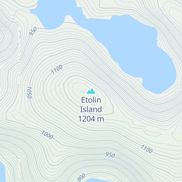 Map of Etolin Island