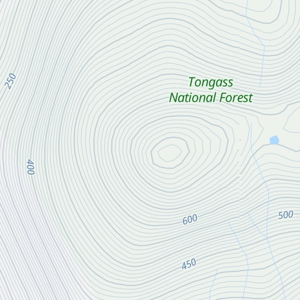 Map of Chichagof Peak