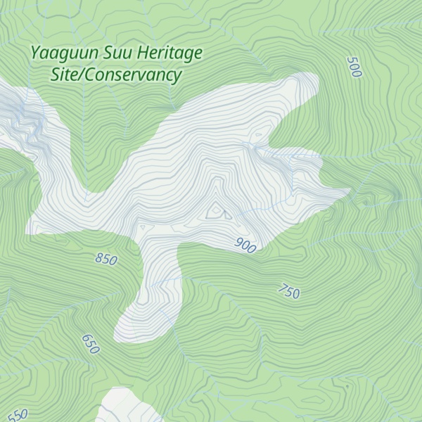 Map of Mount Matlock
