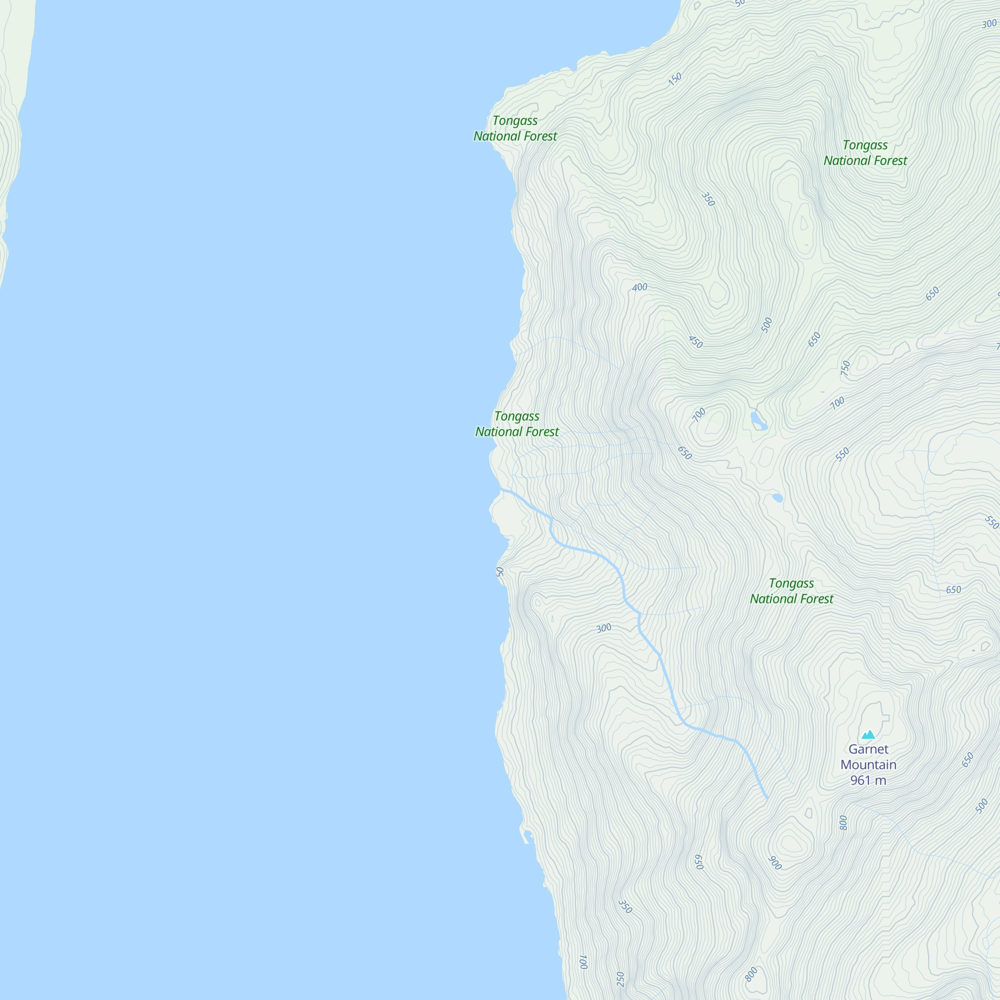 Garnet Ledge Cabin map