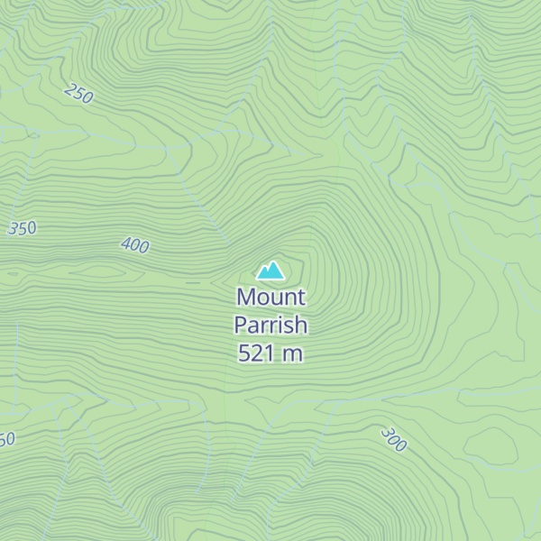 Map of Mount Parrish