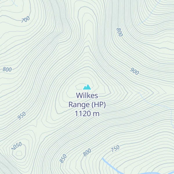 Map of Wilkes Range (HP)