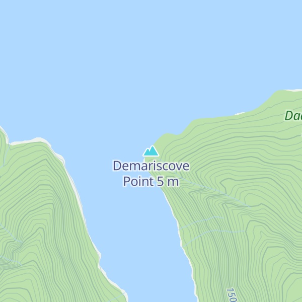 Map of Demariscove Point