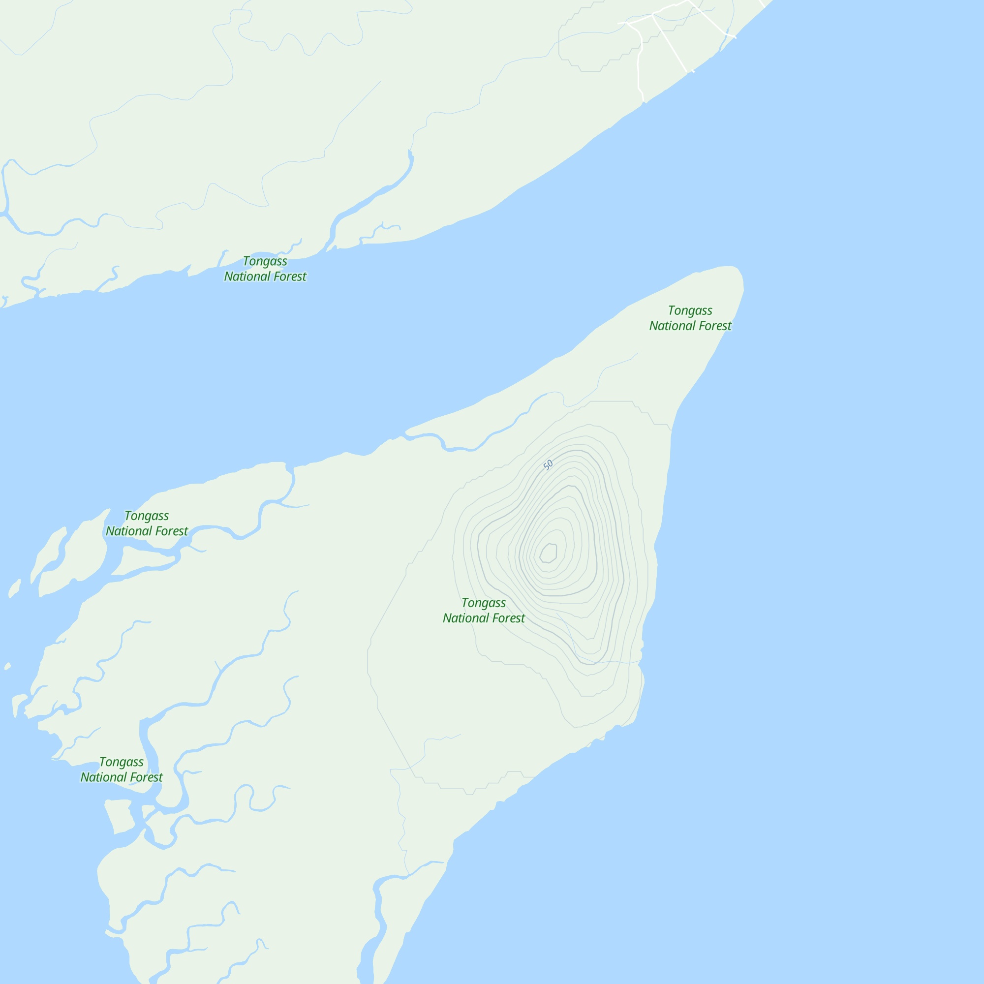 Sergief Island Cabin map