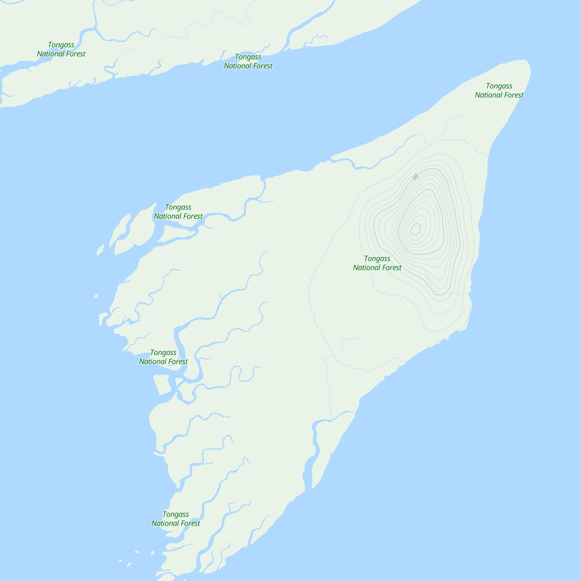 Koknuk Cabin map