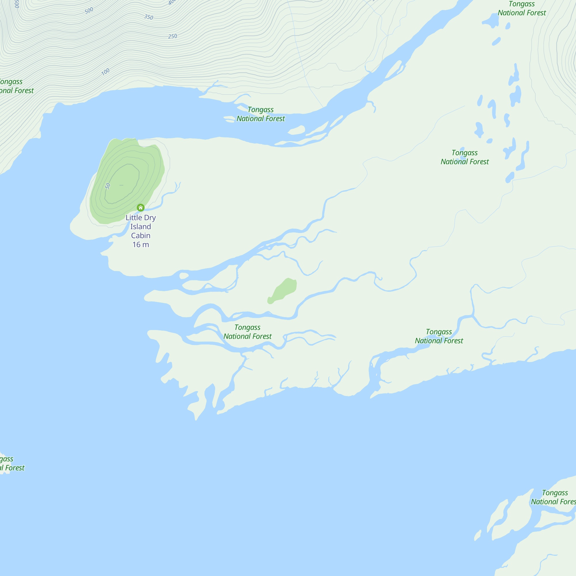 Gut Island Number 2 Cabin map