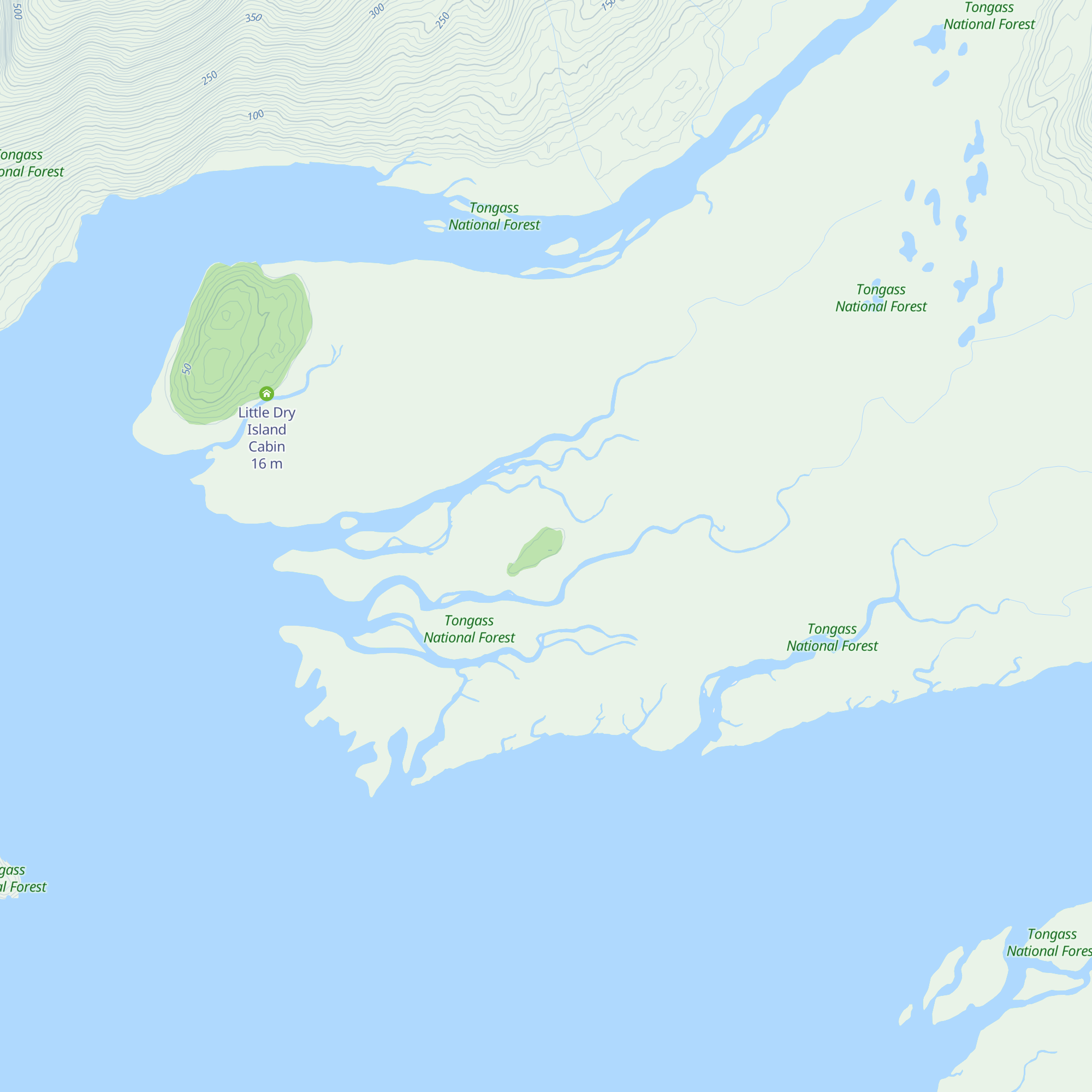 Gut Island Number 2 Cabin map