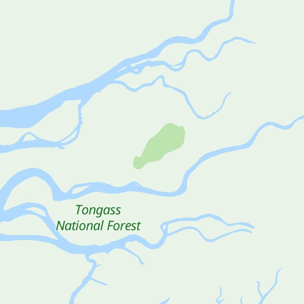 Map of Gut Island Number 1 Cabin