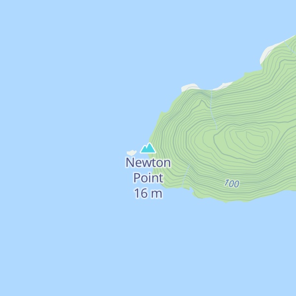 Map of Newton Point