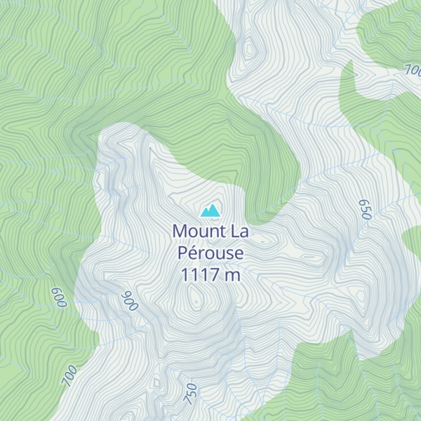Map of Mount La Pérouse