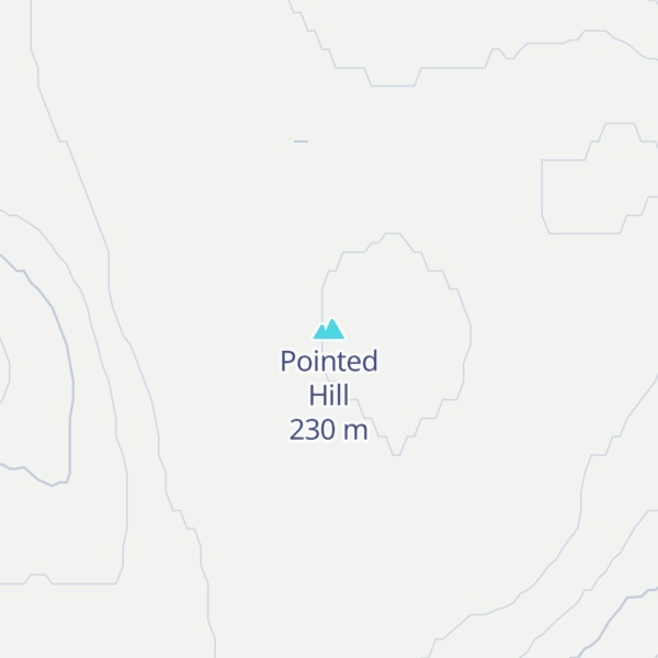 Map of Pointed Hill