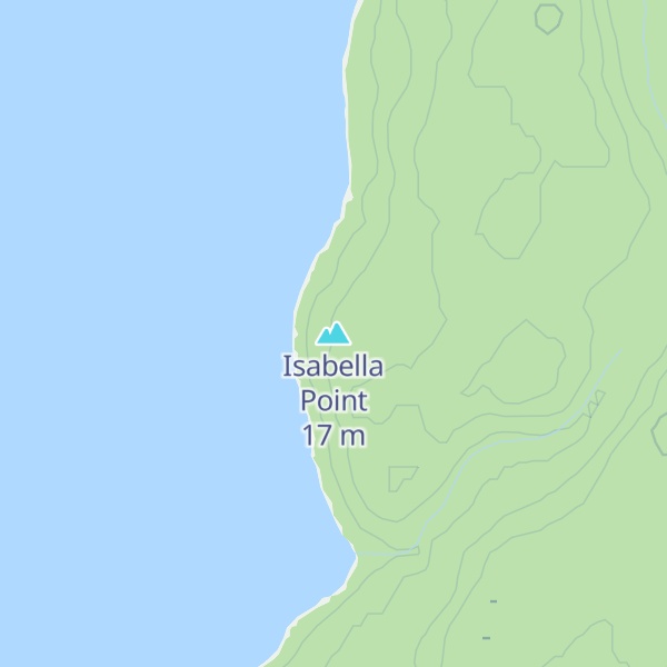 Map of Isabella Point