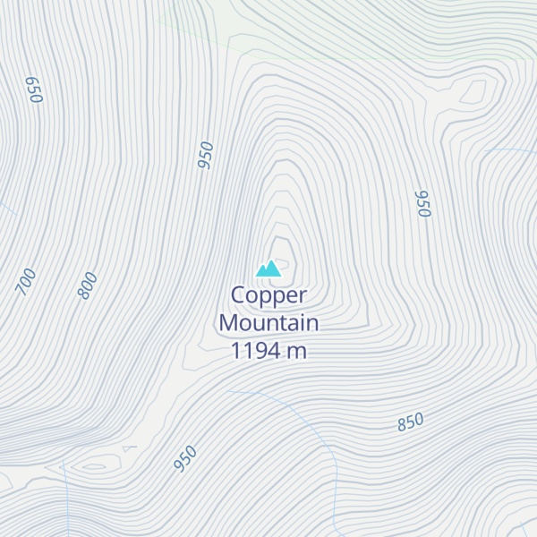 Map of Copper Mountain