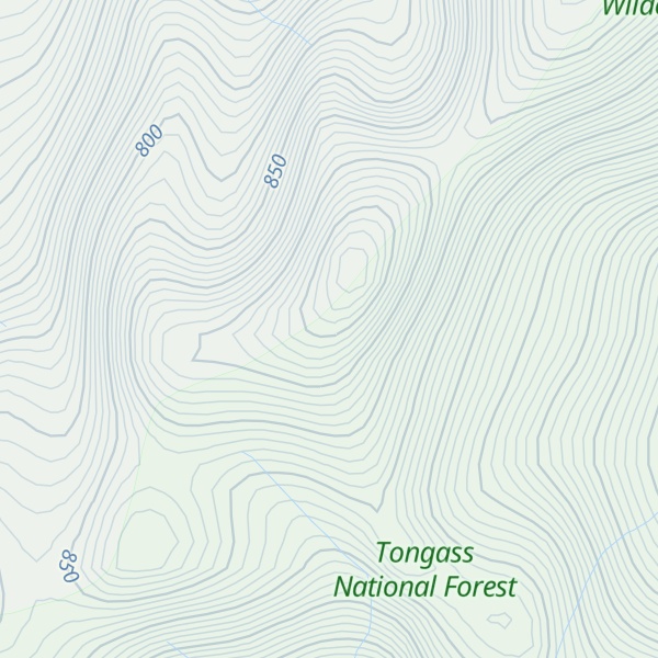 Map of Thunder Mountain