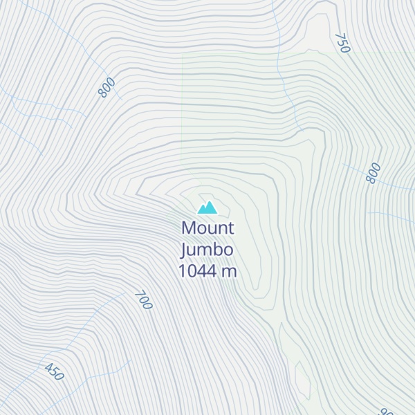 Map of Mount Jumbo