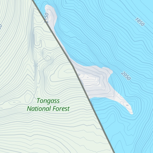 Map of Unmarked Boundary Point 75