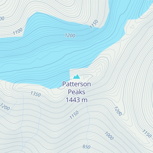 Map of Patterson Peaks