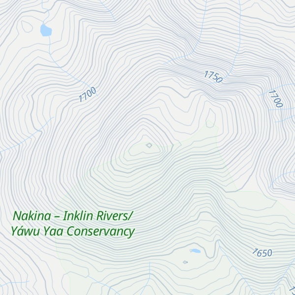 Map of Peridotite Peak