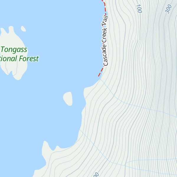 Map of Cascade Creek Cabin