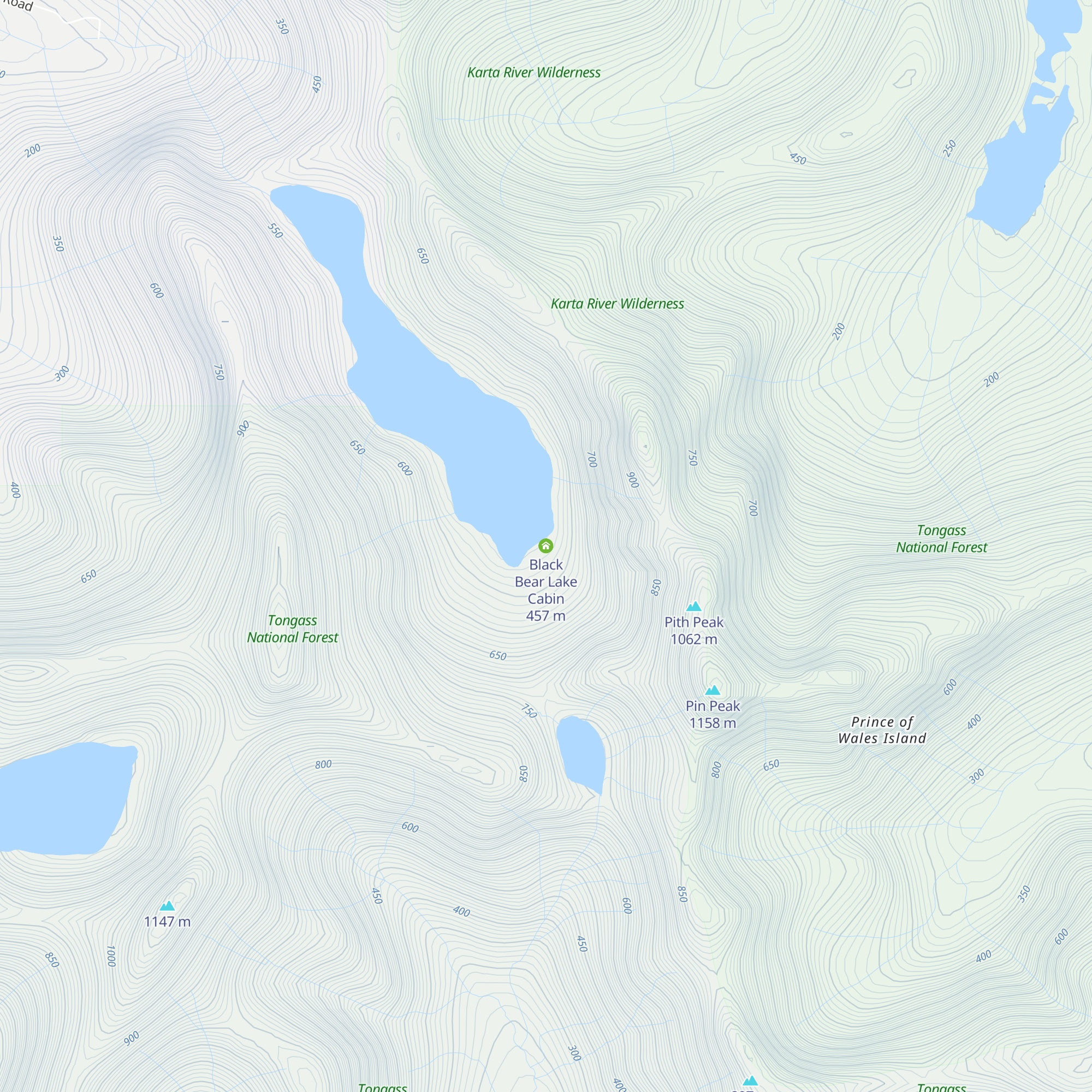 Black Bear Lake Cabin map