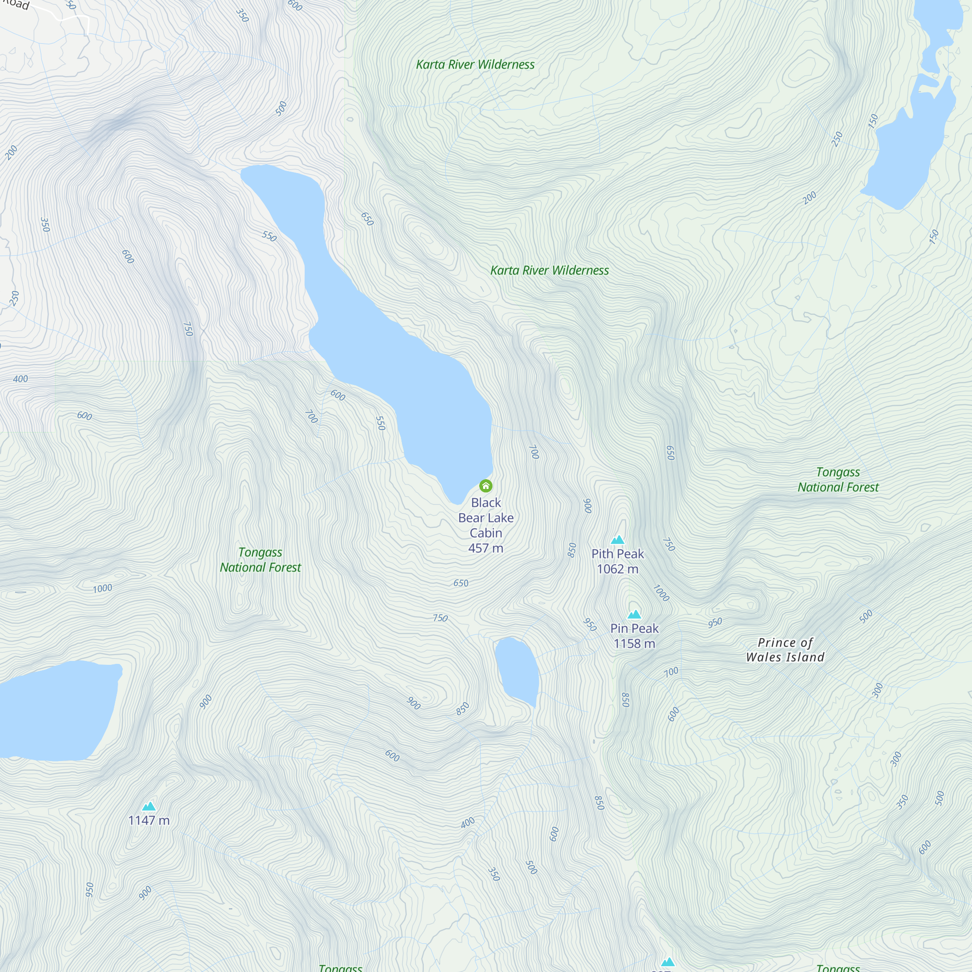 Black Bear Lake Cabin map