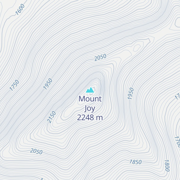 Map of Mount Joy