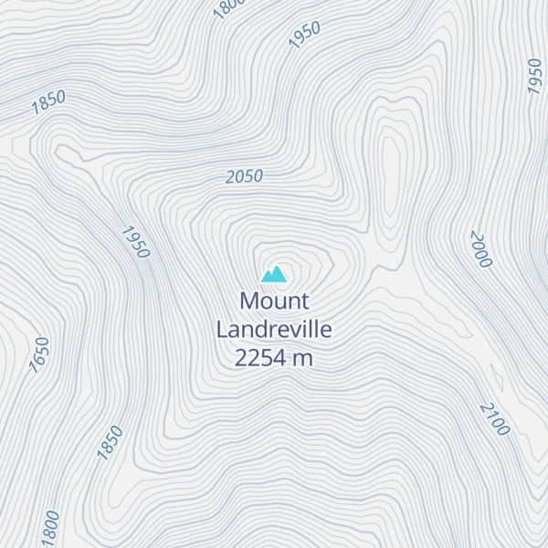 Map of Mount Landreville
