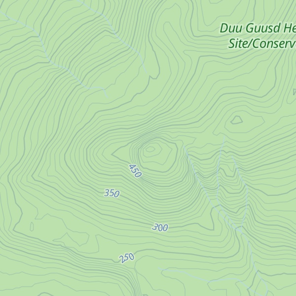 Map of Fortier Hill