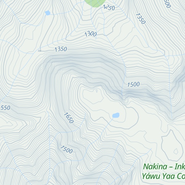 Map of Sinawa Eddy Mountain