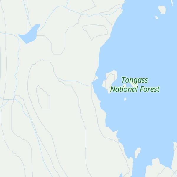 Map of Barnes Lake Cabin