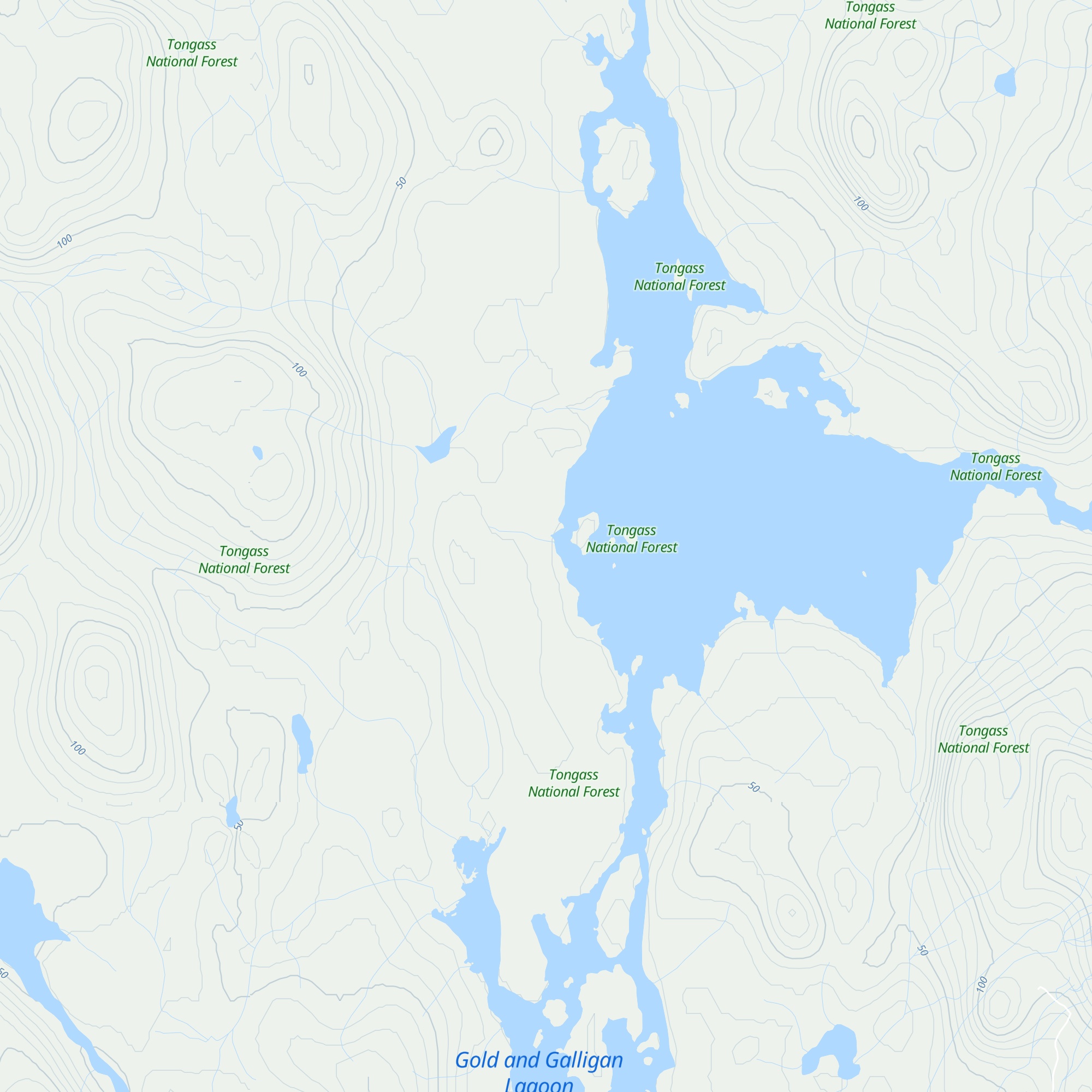 Barnes Lake Cabin map
