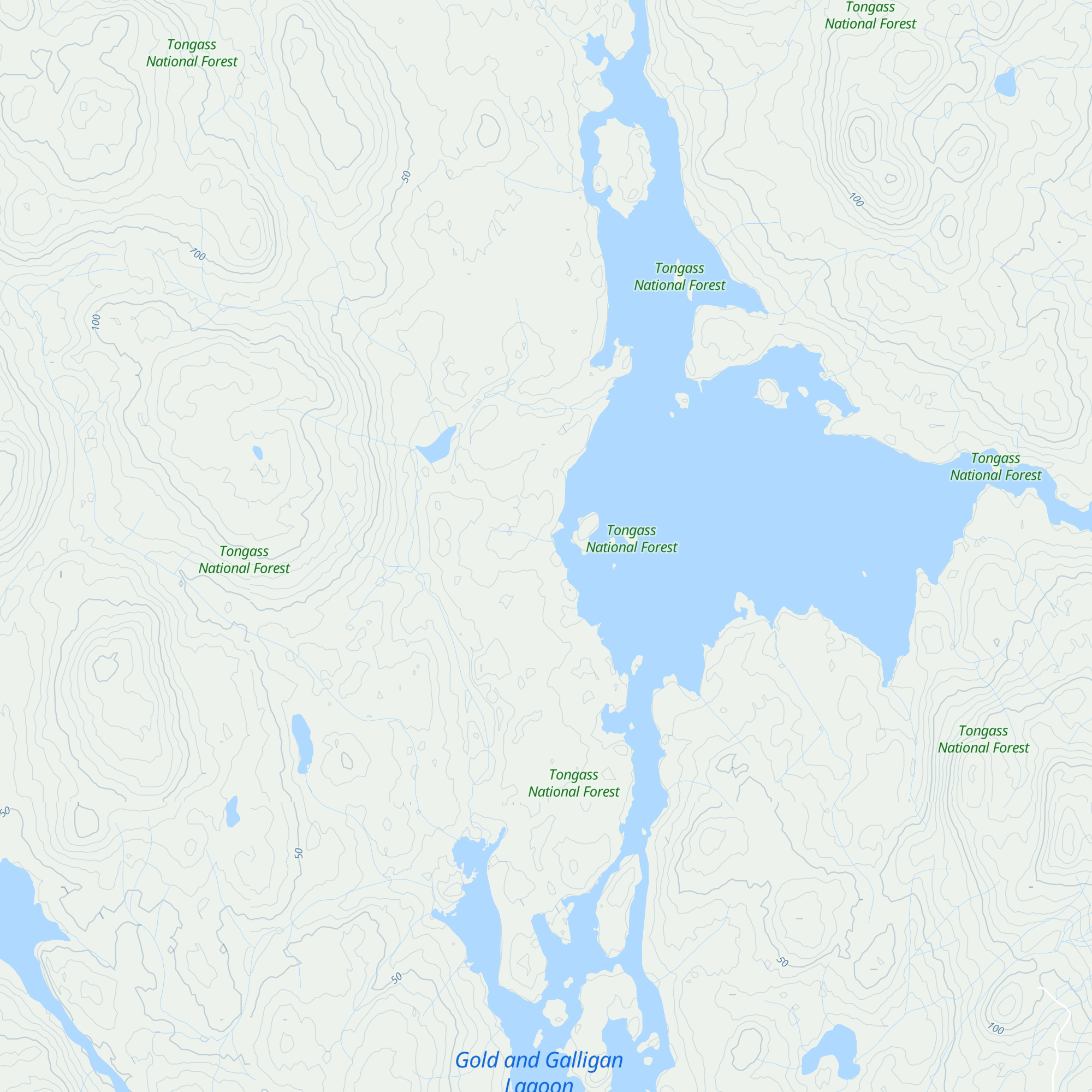 Barnes Lake Cabin map