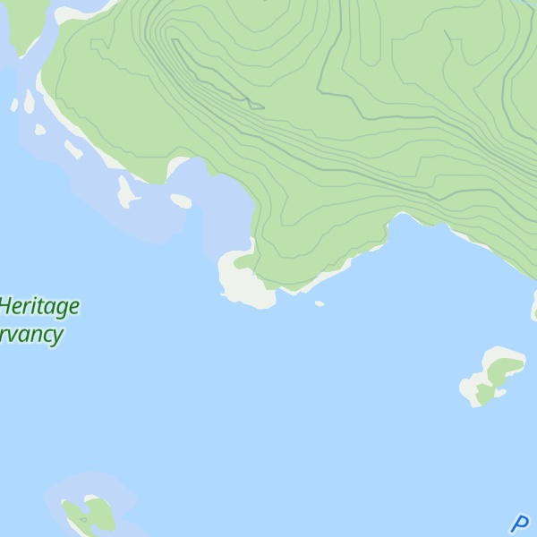 Map of Chanal Point