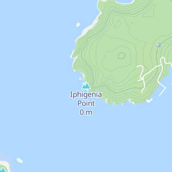 Map of Iphigenia Point