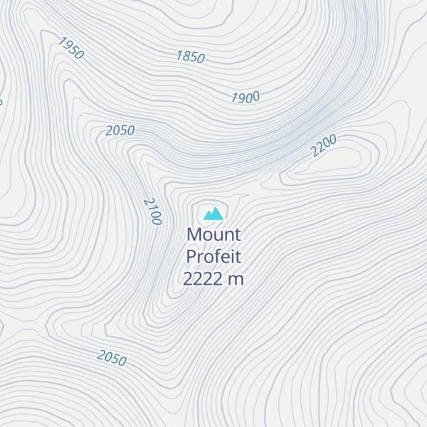 Map of Mount Profeit