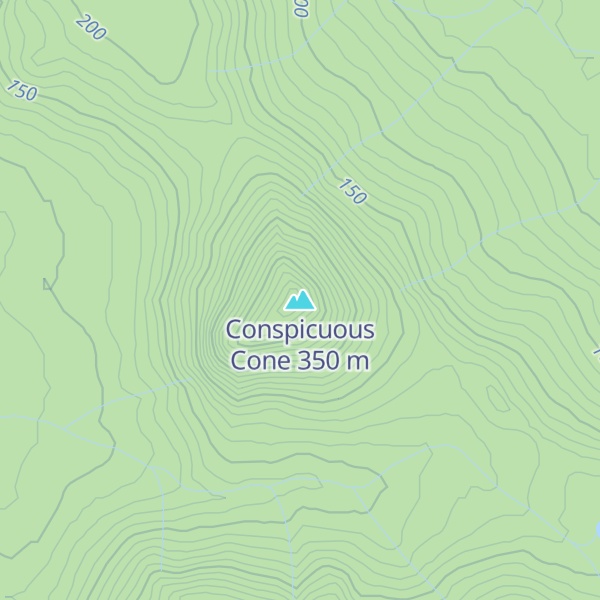 Map of Conspicuous Cone