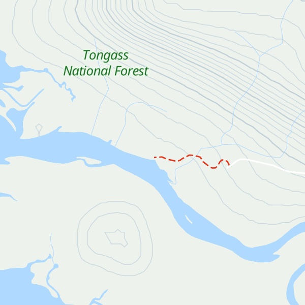 Map of Staney Creek Cabin