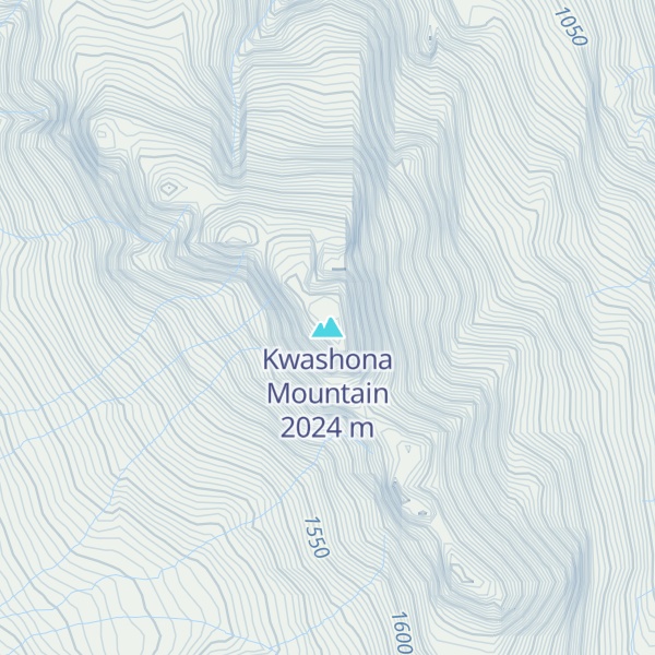 Map of Kwashona Mountain