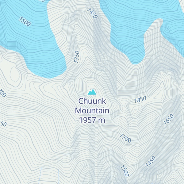 Map of Chuunk Mountain