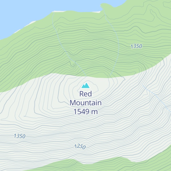 Map of Red Mountain