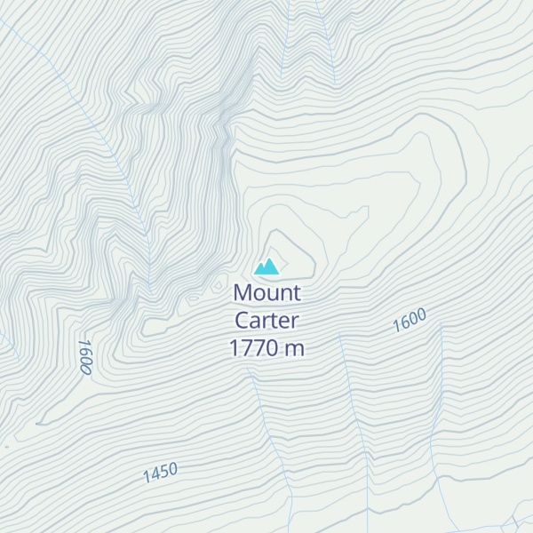 Map of Mount Carter